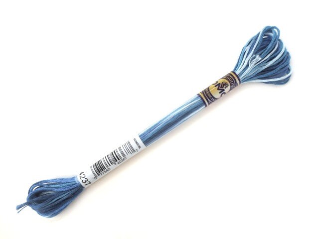 DMC 4237 Variegated Embroidery Floss Laguna Blue - Etsy