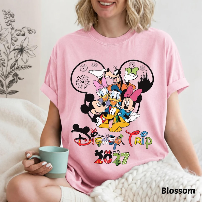 2027 Disney Family Vacation Matching Trip Shirts: Epcot Girls ...