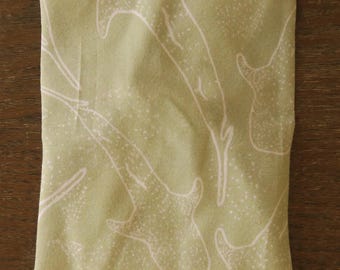 Opaska do nurkowania Whaleshark w kolorze jasnozielonym: dzianina jersey, rozciągliwa w czterech kierunkach, do noszenia w oceanie