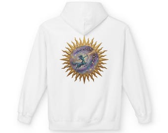 Sagittarius Zodiac Hoodie | Cosmic Astrology Archer Graphic Sweatshirt | Mystic Centaur Pullover Scorpio T-Shirt: Scorp