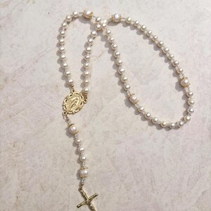 The Cana Heirloom Rosary | Handmade Pearl Catholic Wedding Rosary