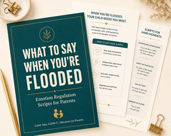 Parent Emotion Regulation Scripts | What to Say When You're Flooded | Teen Conflict | Caleb Adu LCSW-C