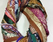 Border 447 Sari Ribbon Embroidered Tassel Boho Junk Journal Fiber Beads Dreamcatcher Jewelry Free Shipping Weave