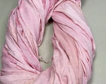 Quality Sari Ribbon Soft Pink Shades Tassel Craft Ribbon Free Shipping Dreamcatcher Garland Fair Trade Eco Gift Wrap Supply