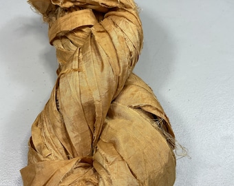 Discounted/Spots 682 Sari Ribbon Golden Orange Junk Journal Shabby Chic Projects