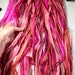 10 yd Recycled Sari Silk Ribbon Pastel Peachy Pinks Warm Tans Tassels Dreamcatcher Jewelry Garland Ribbon Fair Trade Fiber Art Supply