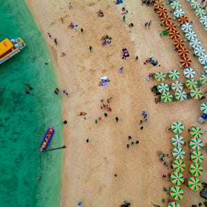 Thailand Phi Phi-öarna från ovan