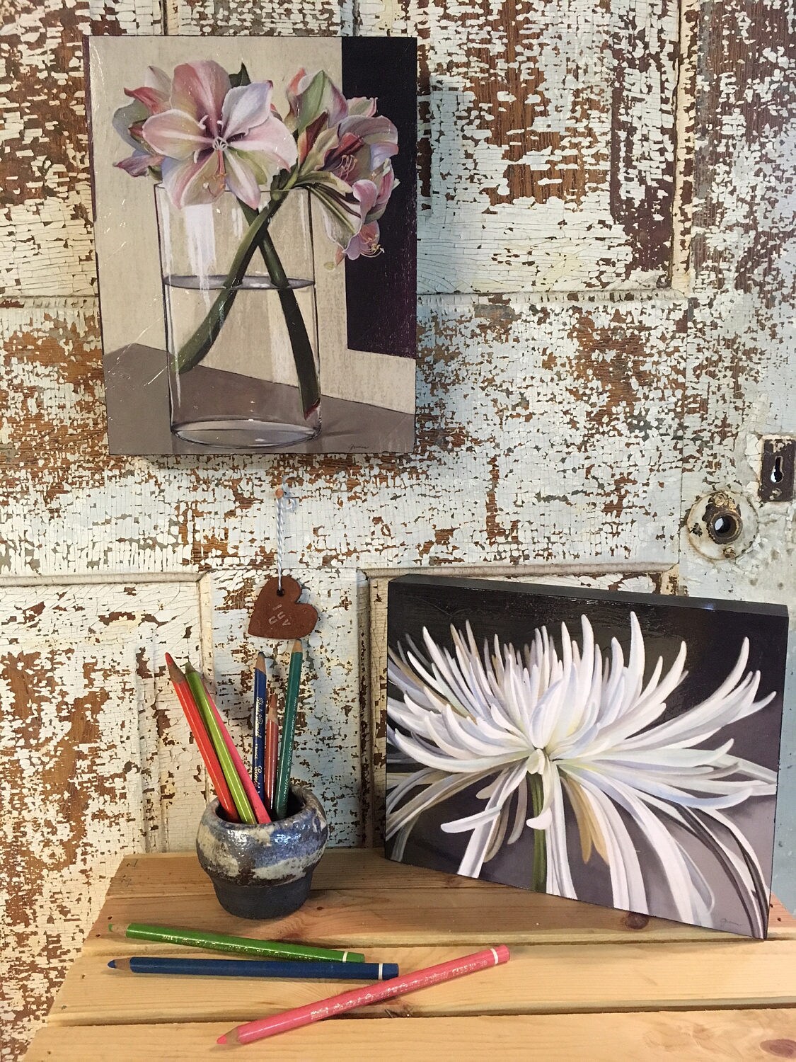 Wooden Art Board Home decor wall art garden flower Etsy 日本