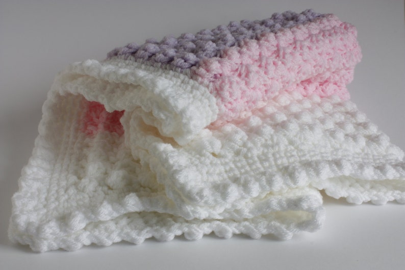 Crochet Baby Blanket a Handmade Extra Thickness Baby Blanket Etsy
