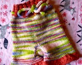 Small Sweet Pea Ruffle Wool Shorties