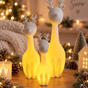Hirsch mit led licht