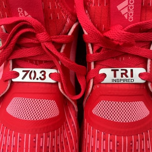 70.3 Half Iron & TRI Inspired Shoe Tag Bundle ATHLETE INSPIRED Triathlon Shoe Set, Triathlete Motivation, Inspirational, Swim bike run