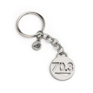 70.3 Triathlon Keychain from ATHLETE INSPIRED, Swim Bike Run, Triathlon Gifts, Iron Tri, Half Iron Distance Triathlon, 70.3 Gifts, SBR