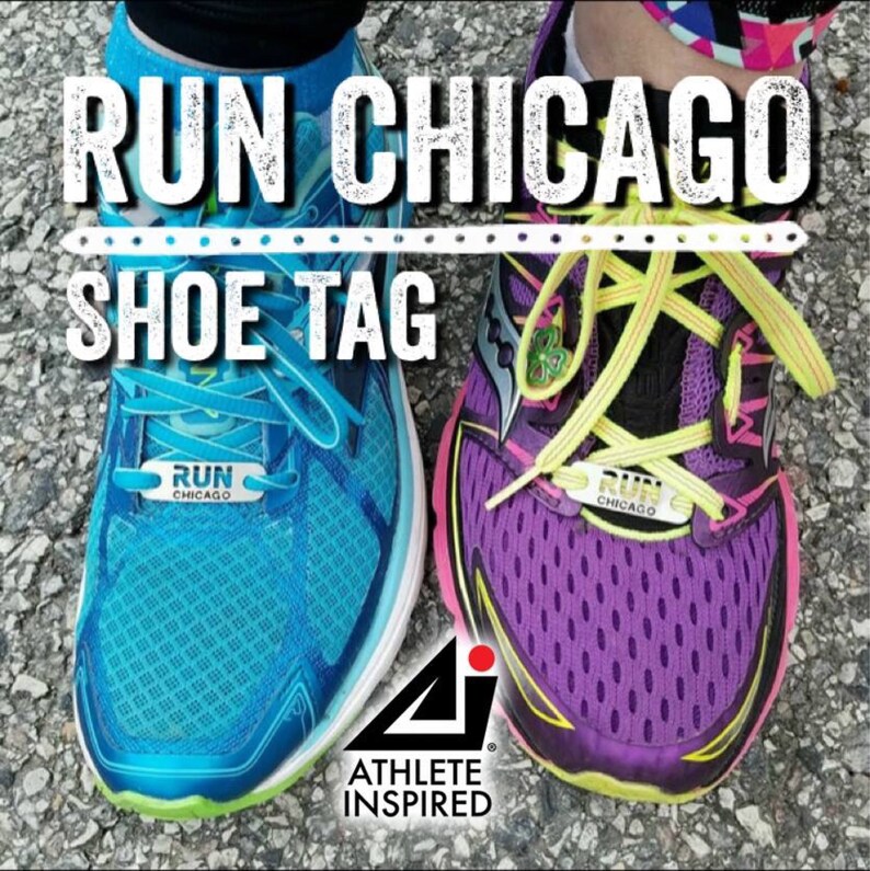 RUN Chicago Running Shoe Tag From ATHLETE INSPIRED Gift for Etsy