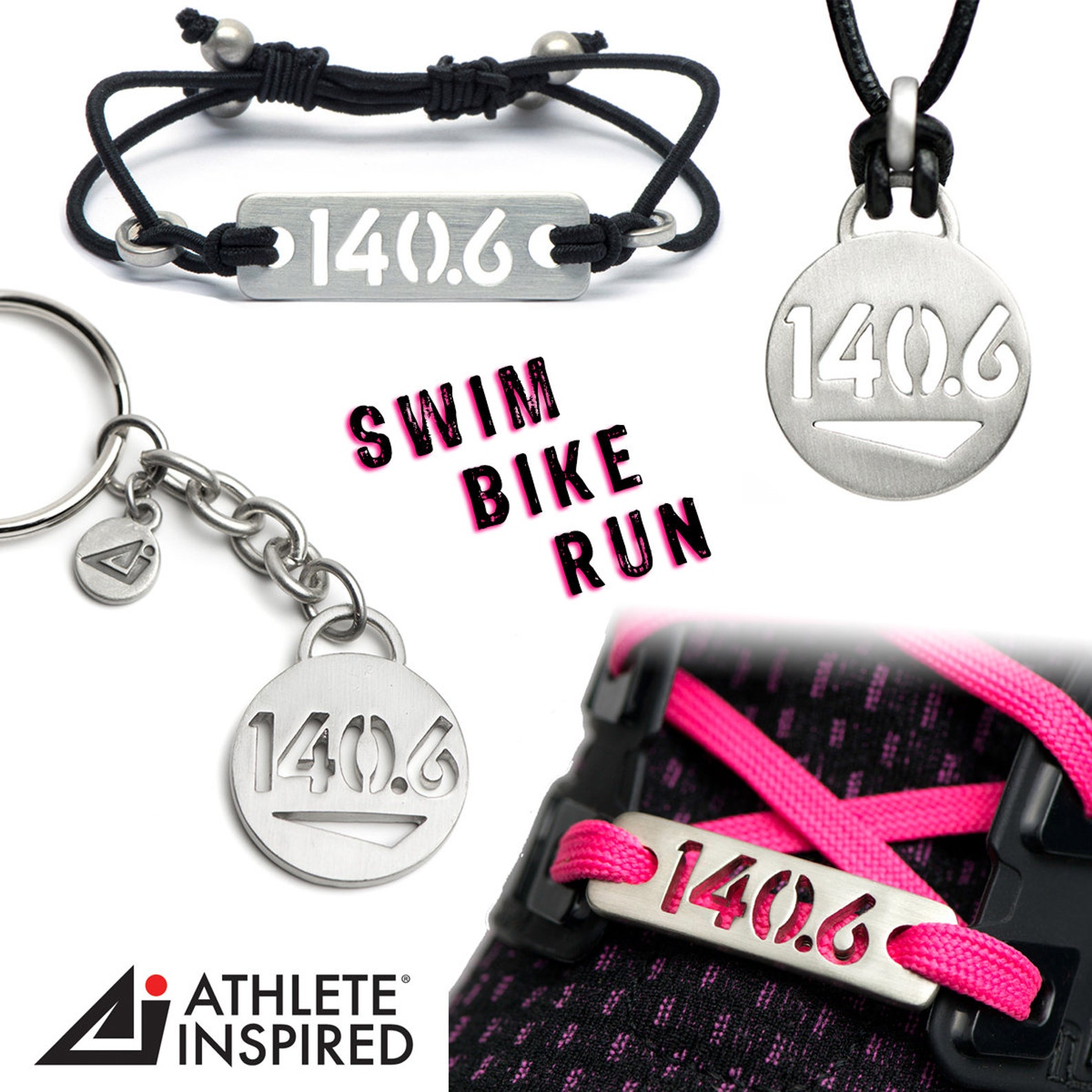 140.6 Ironman Triathlon Keychain from ATHLETE INSPIRED Etsy