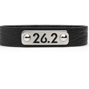 26.2, 13.1 oder RUN Armband Leder Inspirational Laufarmband, Run Armband, Laufschmuck, Geschenk für Läufer, Run Inspiration