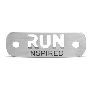 RUN Inspired Running Shoe Tag, ATHLETE INSPIRED, Running Inspiration, Run Shoe Charm, Gifts for Runners, Runner Gifts, Running Jewelry, run image 2