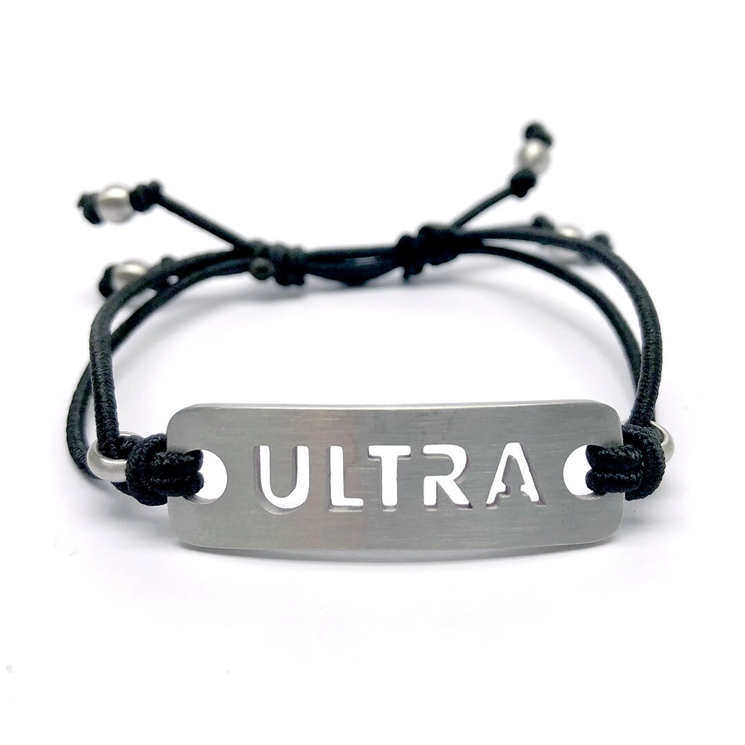 Ultra Running Bracelet Adjustable Stretchy, Run Jewelry, Run Bracelet
