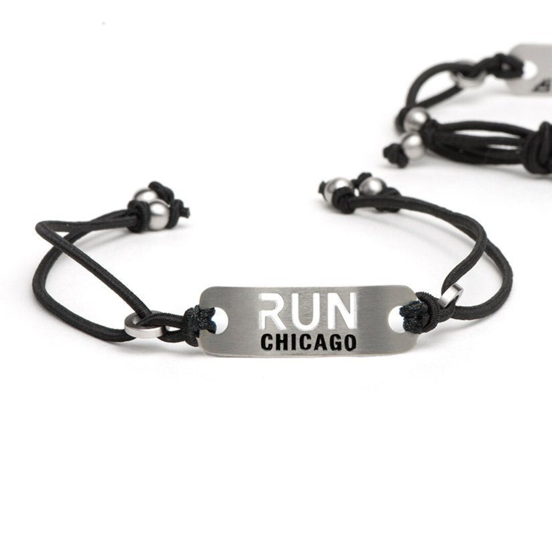 RUN Chicago Running Adjustable Stainless Steel & Stretchy Etsy