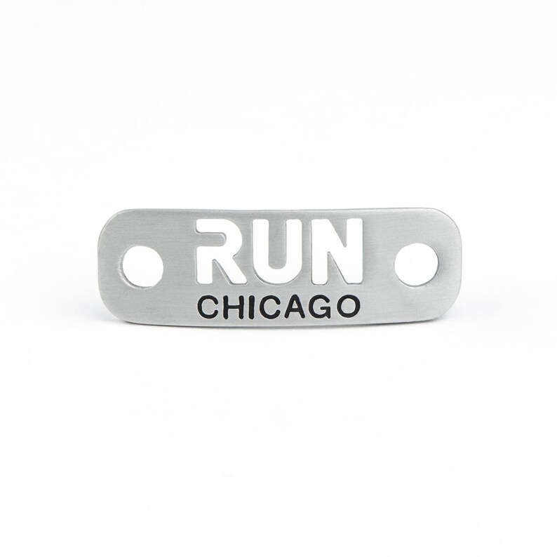 RUN Chicago Running Shoe Tag From ATHLETE INSPIRED Gift for Etsy