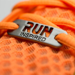RUN Inspired Running Shoe Tag, ATHLETE INSPIRED, Running Inspiration, Run Shoe Charm, Gifts for Runners, Runner Gifts, Running Jewelry, run image 5