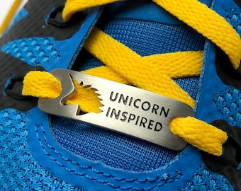 UNICORN Inspired - Running Shoe Tag from ATHLETE INSPIRED, Gift for Run Boston, Shoe Charm, Shoe Tag, Run Jewelry, Boston Run Gift
