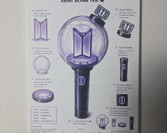 Arte mural Army Bomb de BTS