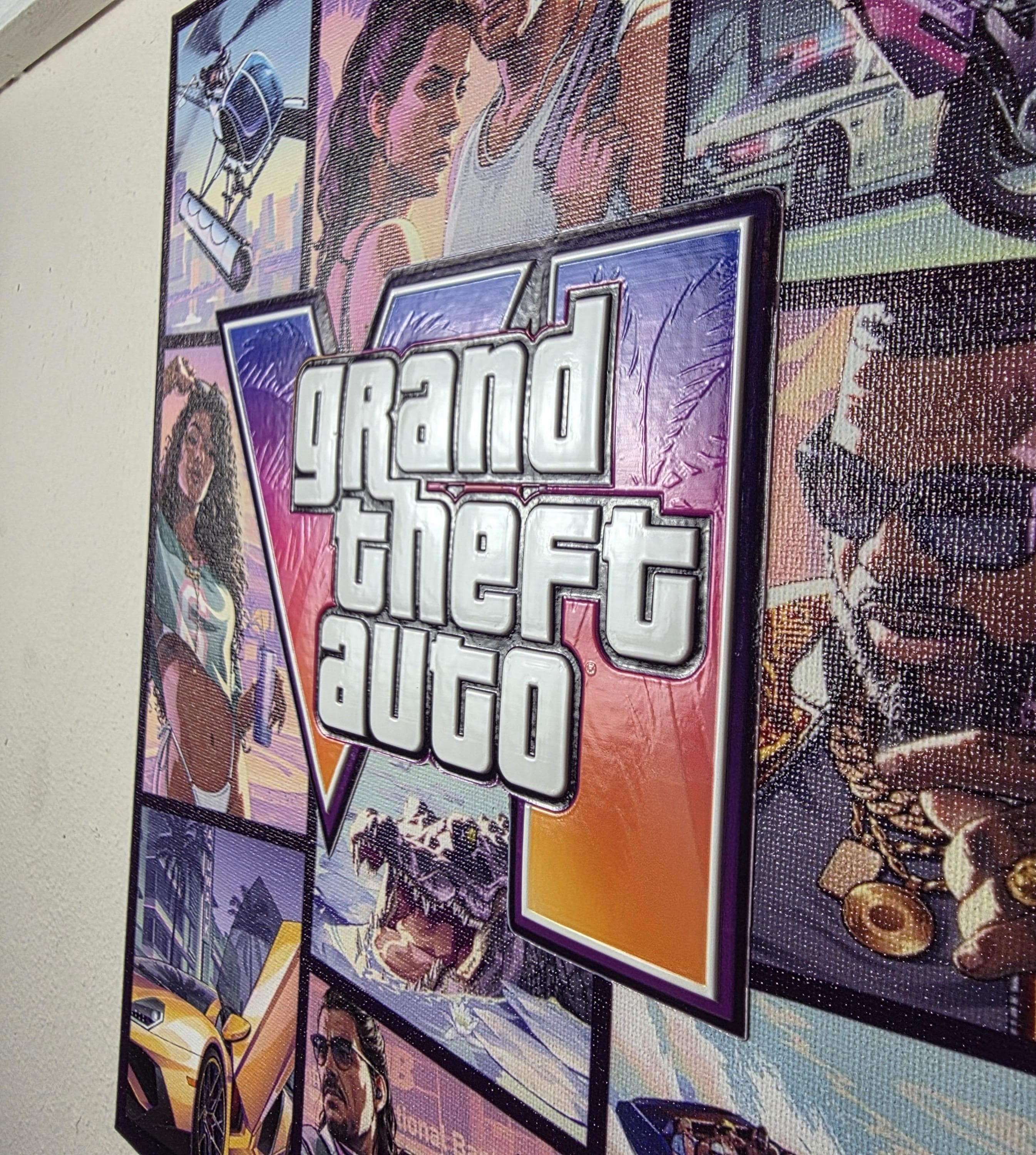 Grand theft auto poster - Etsy 日本