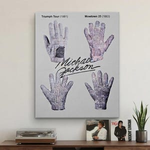 Michael Jackson - Glove Tour Wall Art