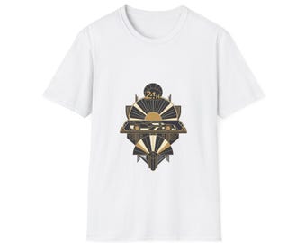 Camiseta Art Deco de coche de carreras de Le Mans / Camiseta gráfica vintage de automovilismo de resistencia / Estilo geométrico de 24 horas de velocidad