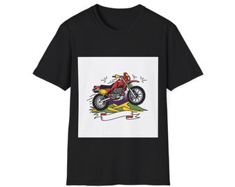 Vintage Dakar Rally Motorcycle Tattoo Flash Tee | Desert Race Adventure Shirt