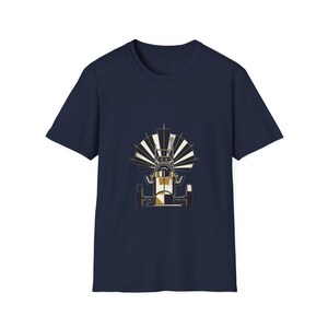 Camiseta NHRA Top Fuel Dragster Art Deco / Regalo vintage para aficionados a las carreras de aceleración / Camiseta geométrica de coche de velocidad imagen 8