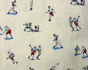 Pottery Barn Kids All Stars Sports Full Sheet Set 100% Cotton (2005)