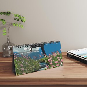 Anime Scenery Desk Calendar 2026, Spirited Away, Totoro Monthly Organizer, Japanese Ghibli Aesthetic Personalize Gift for New Year Christmas image 5