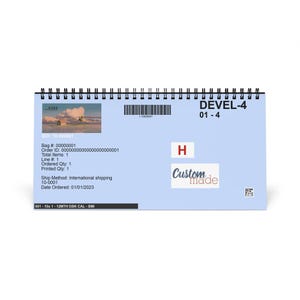 Calendario de escritorio con paisajes de anime 2026, organizador mensual de Totoro, regalo personalizado con estética japonesa del estudio Ghibli, regalos de Navidad y Año Nuevo. imagen 4
