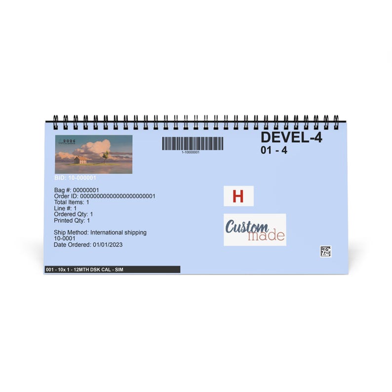 Calendario de escritorio con paisajes de anime 2026, organizador mensual de Totoro, regalo personalizado con estética japonesa del estudio Ghibli, regalos de Navidad y Año Nuevo. imagen 4