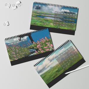 Anime Scenery Desk Calendar 2026, Spirited Away, Totoro Monthly Organizer, Japanese Ghibli Aesthetic Personalize Gift for New Year Christmas image 7