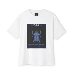 T-shirt informatique administrateur système, il n'y a pas de meilleur endroit que 127.0.0.1, cadeau informatique amusant pour les professionnels de l'informatique