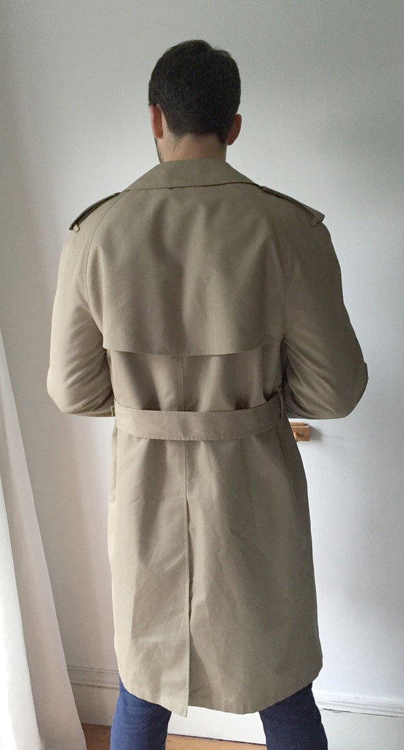 stanley blacker trench coat