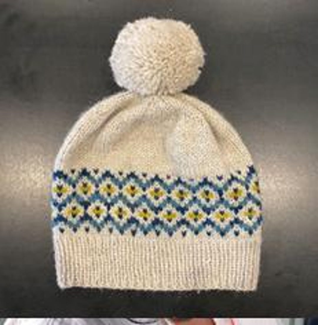 My First Fair Isle Hat Knitting Pattern - Etsy Australia