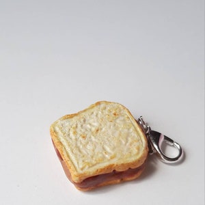 Polymer Clay Peanut Butter And Strawberry Jelly Charm