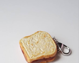 Polymer Clay Peanut Butter And Strawberry Jelly Charm