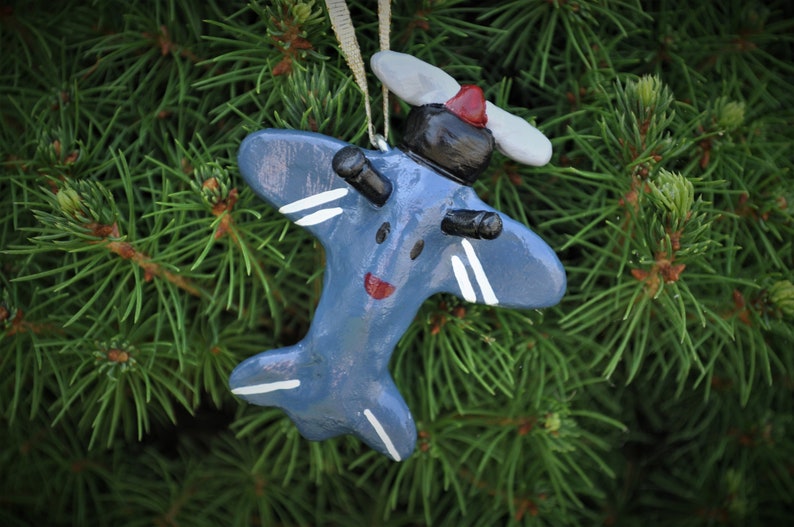 Rudolph The Red Nosed Reindeer Misfit Toy Airplane Ornament Etsy
