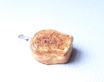 Polymer Clay Grilled Cheese Charm