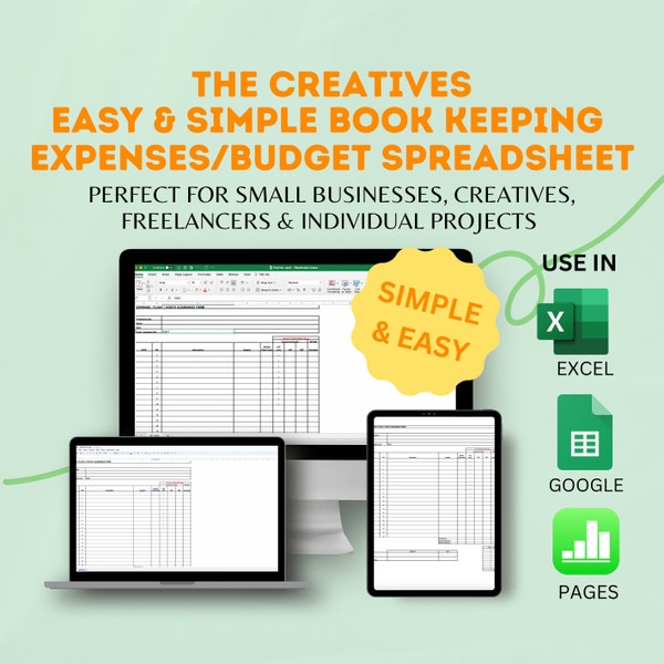 Freelancer Budgeting Template Spreadsheet Google Sheets Etsy