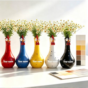Polka Dot Vase - Etsy