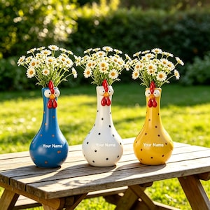 Polka Dot Vase - Etsy