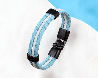 Pulseira de couro para torcedor de futebol, com a bandeira nacional, presente para fãs de futebol, acessórios para a Copa do Mundo, Espanha, Itália, Alemanha e França.