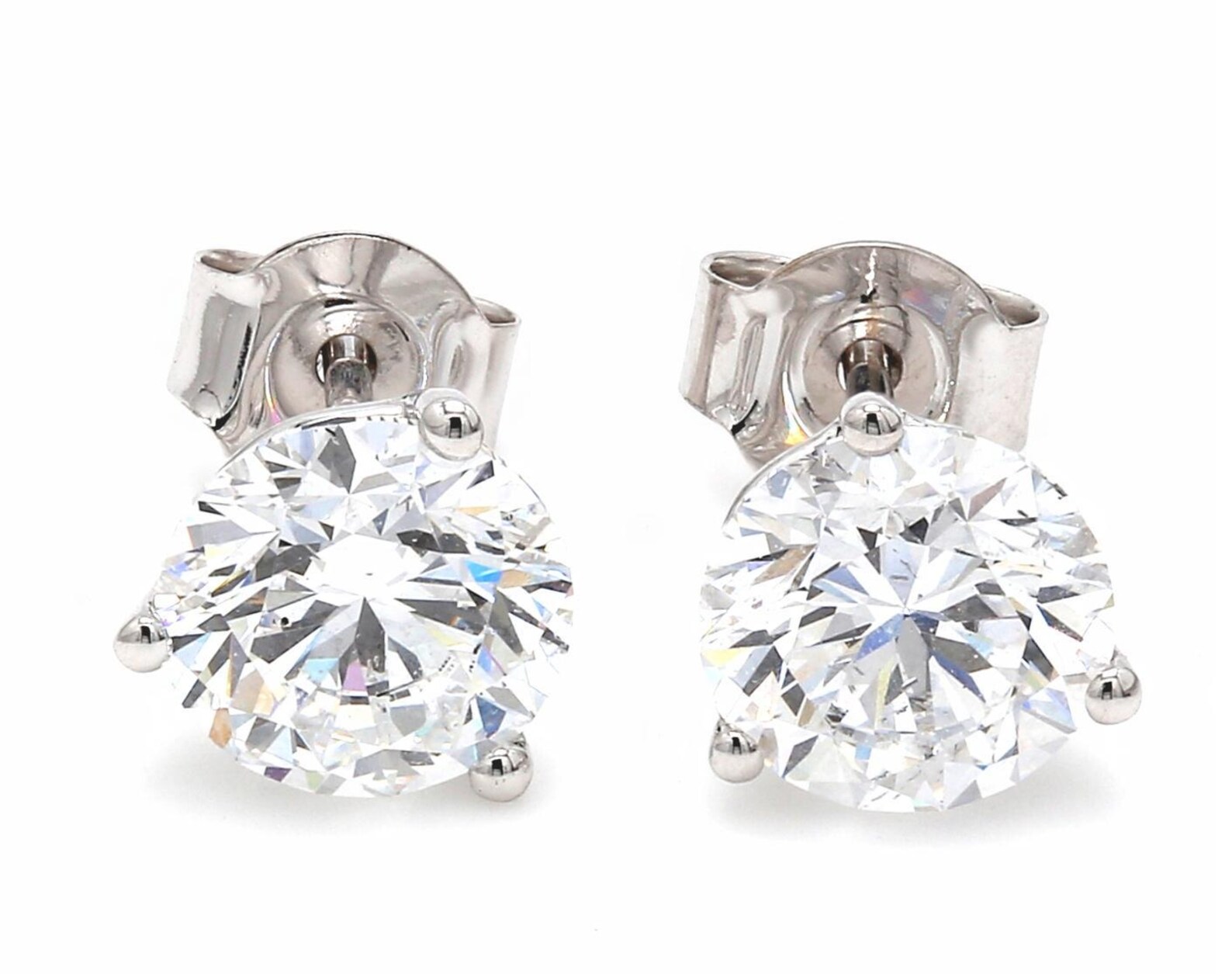 Round Diamond Stud Earrings 3D Printable Model (STL + 3DM) - Etsy