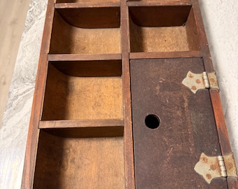 Antike Holz Kasseneinlage